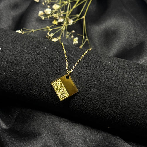 Christian dior Signature Tag Necklace