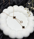 Triple Clover Drop Necklace