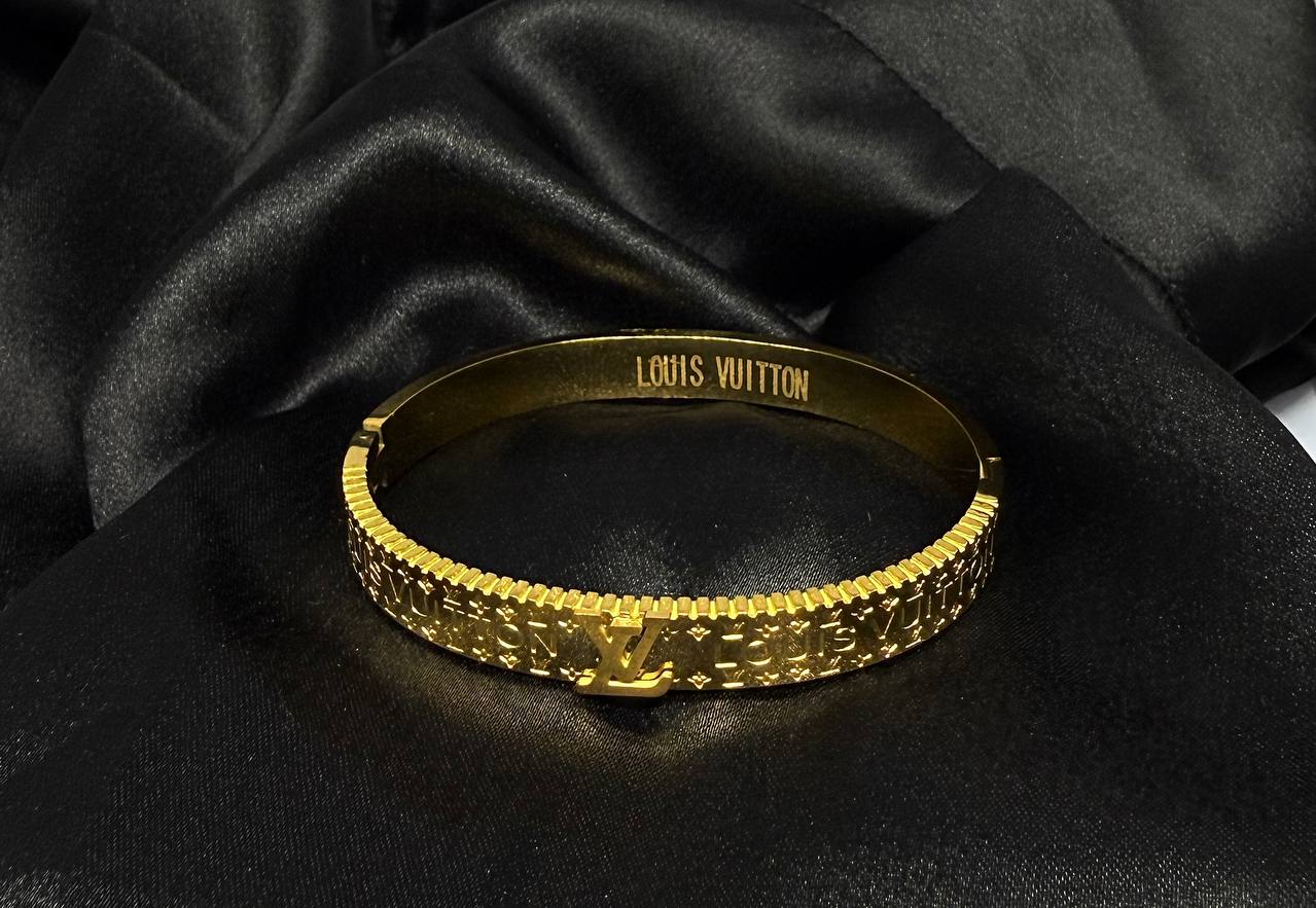 The Louis Vuitton Icon Lock Bracelet
