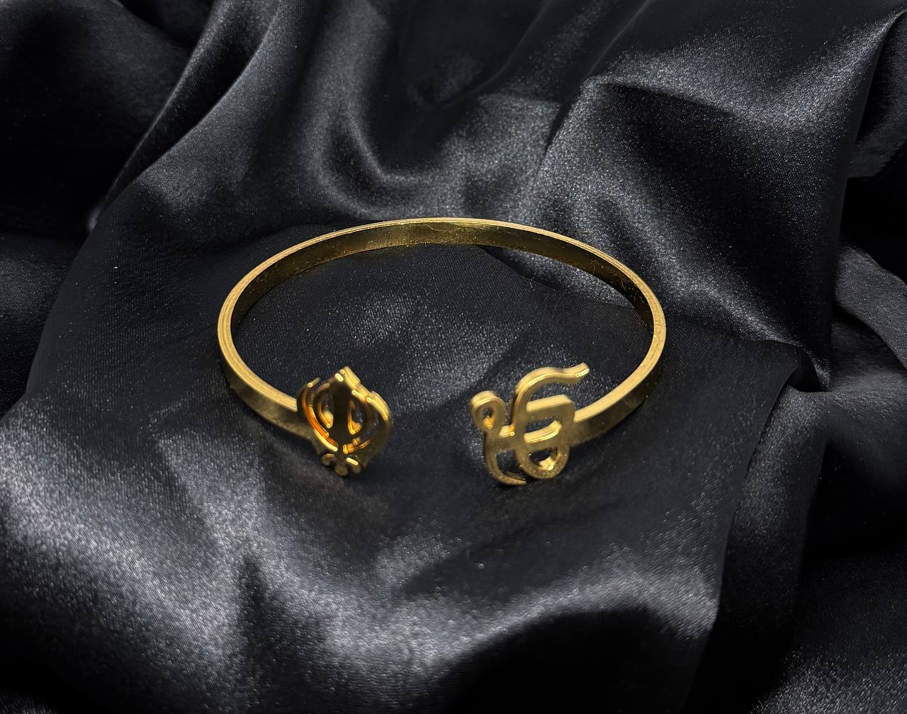 Khanda & Ik Onkar Dual Faith Kada