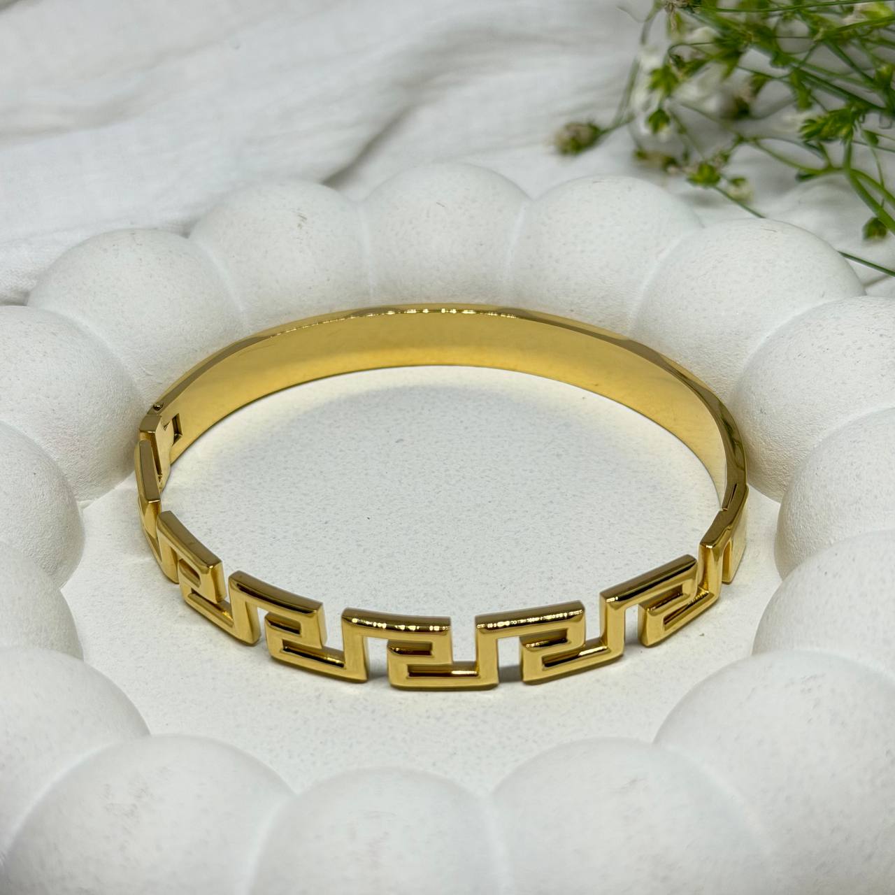 Greek Key Luxe Bracelet