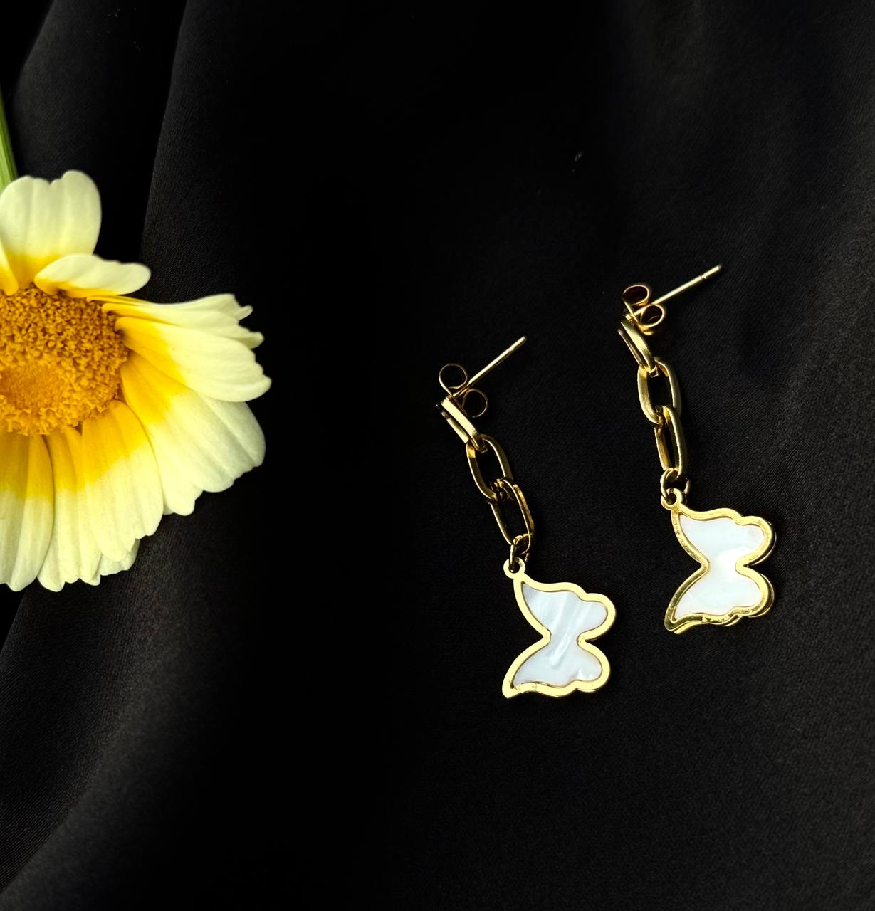 Mother of Pearl Butterfly Drops