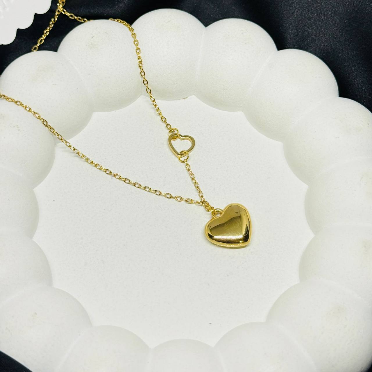 Twin Heart Grace Necklace