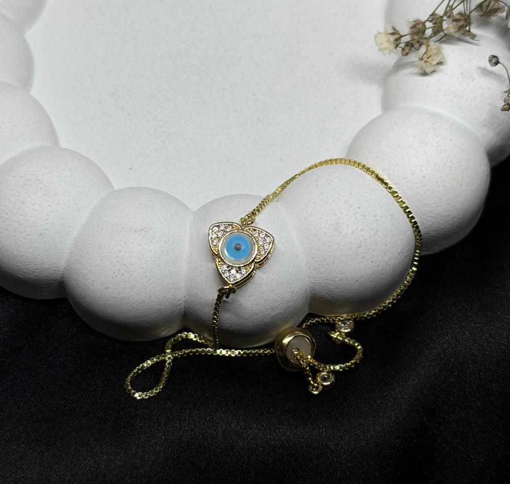 The Guardian Evil Eye Heart Bracelet