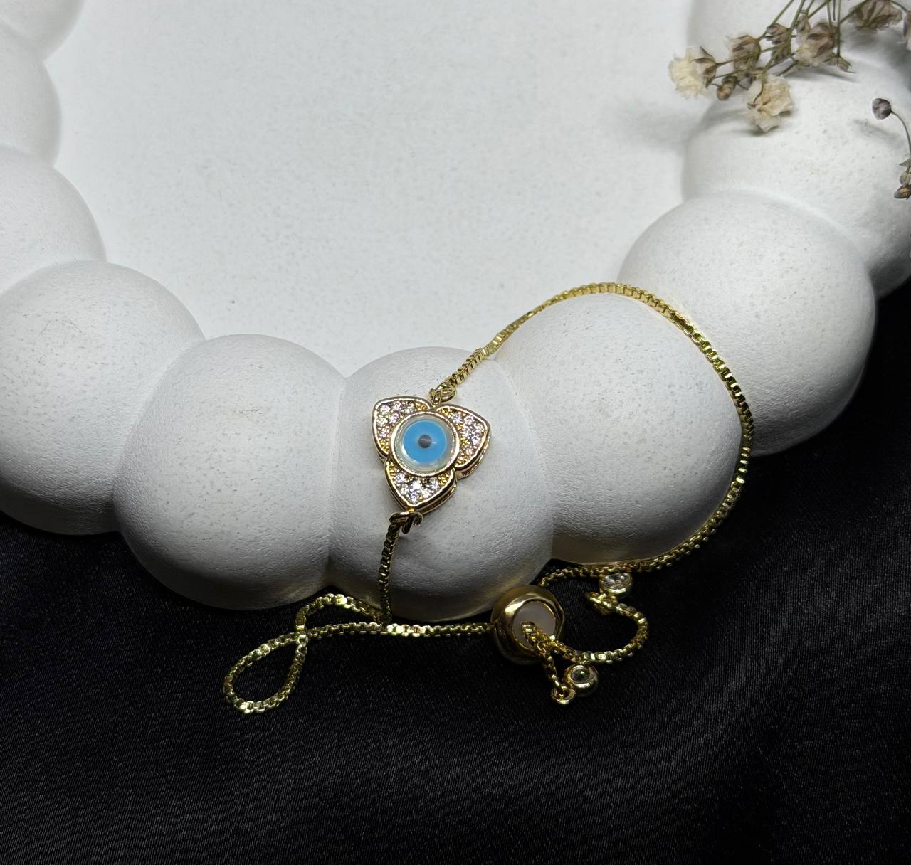 The Guardian Evil Eye Heart Bracelet