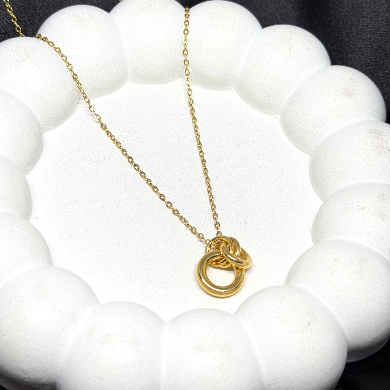 Interlock Harmony Circle Necklace