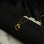 Interlock Harmony Circle Necklace