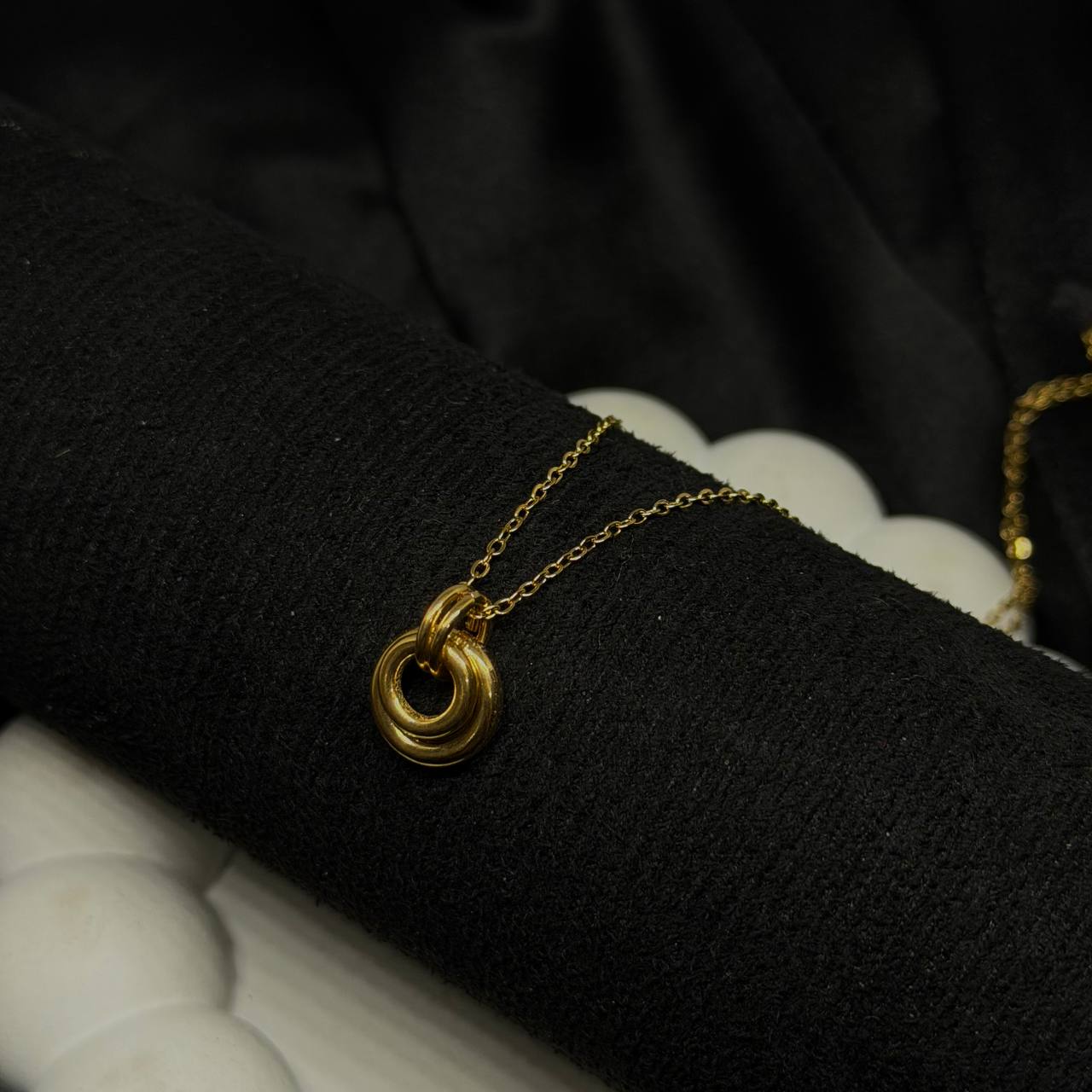 Interlock Harmony Circle Necklace