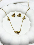 The Bow & Heart Solitaire Set