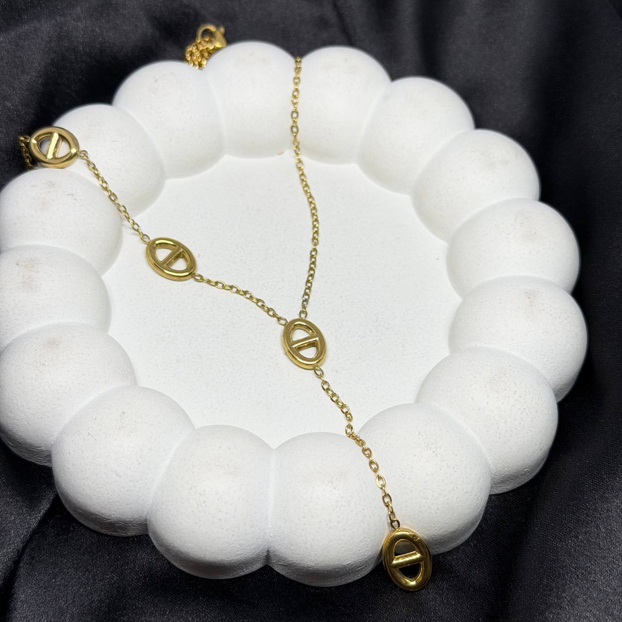 Signature Link Emblem Necklace