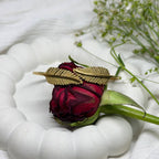 Feather Embrace Open Bracelet