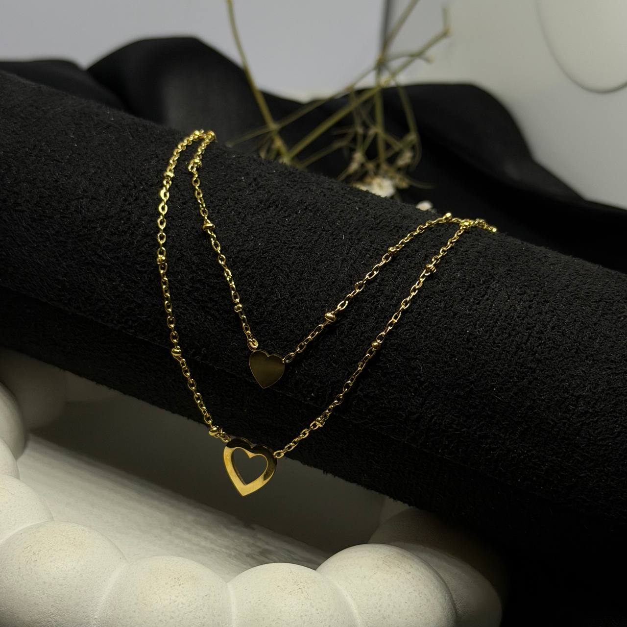 Classic Heart Tag Toggle Necklace