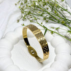 Diamond Weave Texture Bracelet