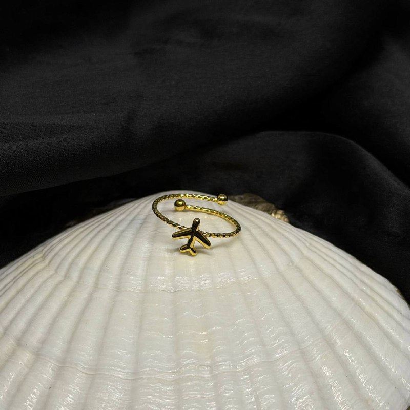 Golden Jet Ring