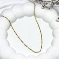 Classic Twisted Gold Chain Necklace