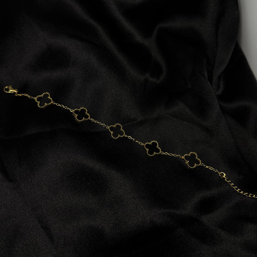 The Imperial Monogram Blanc Bracelet (one side black and one side white)