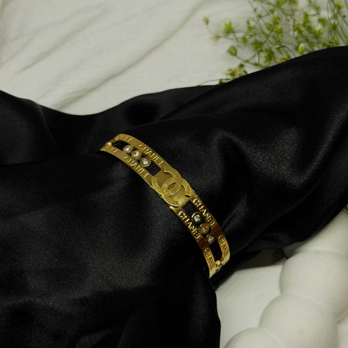 Chanel Signature CC Gold Bracelet