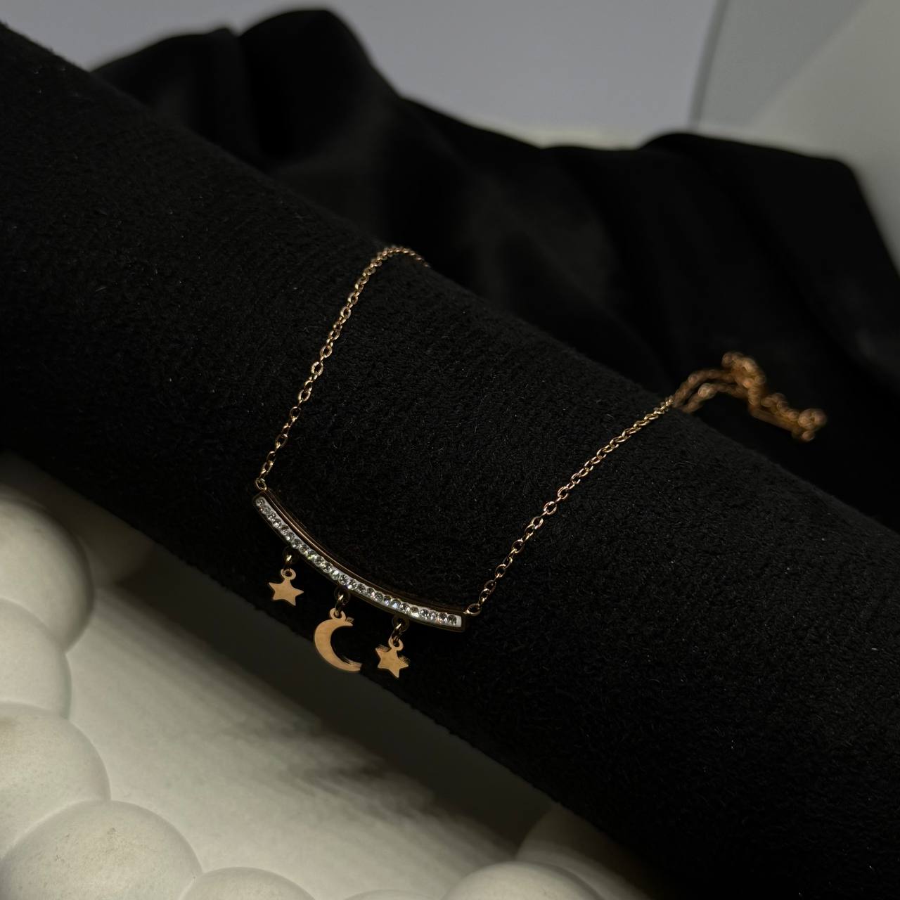 Celestial Charm Bar Necklace