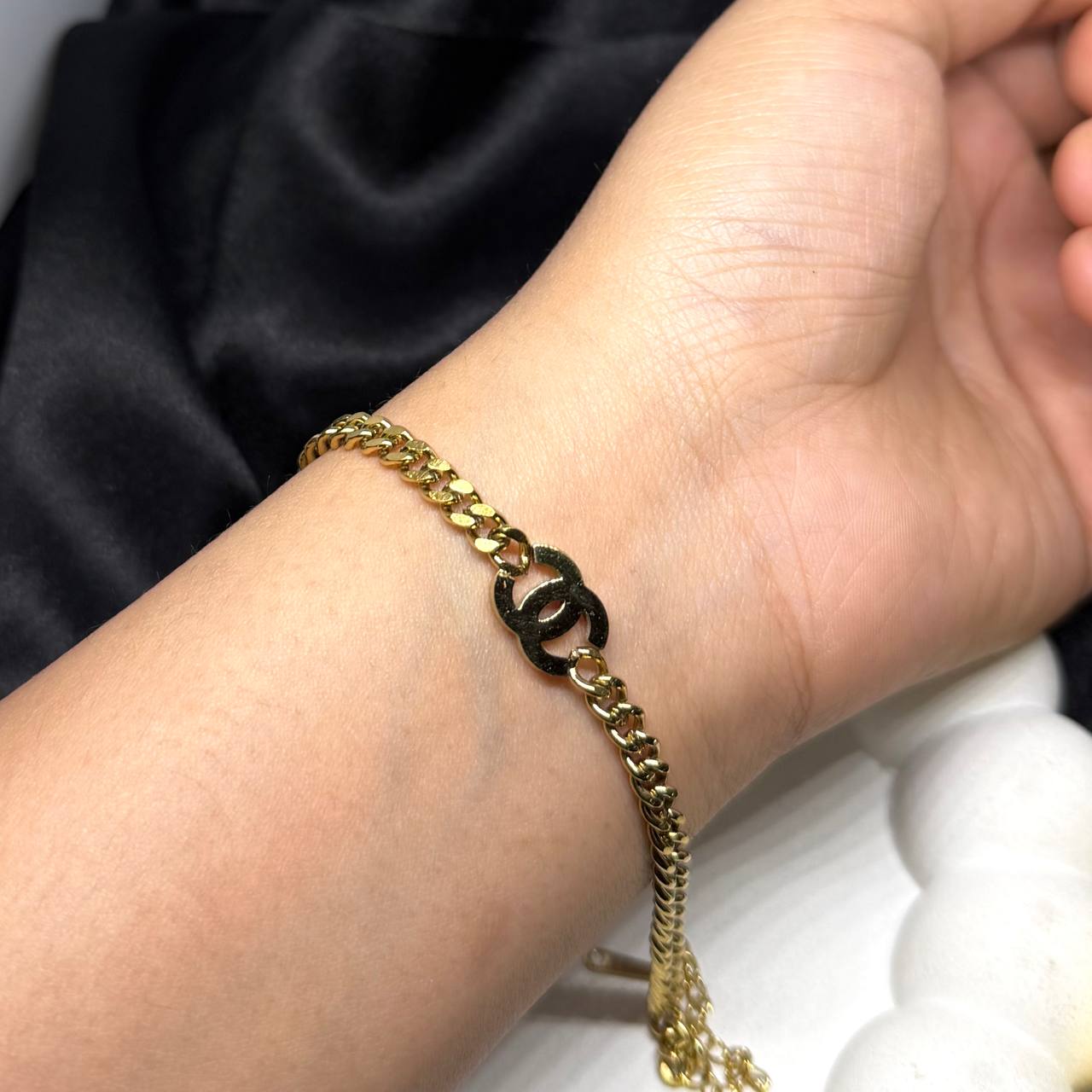 The Chanel Riviera Link Emblem Bracelet