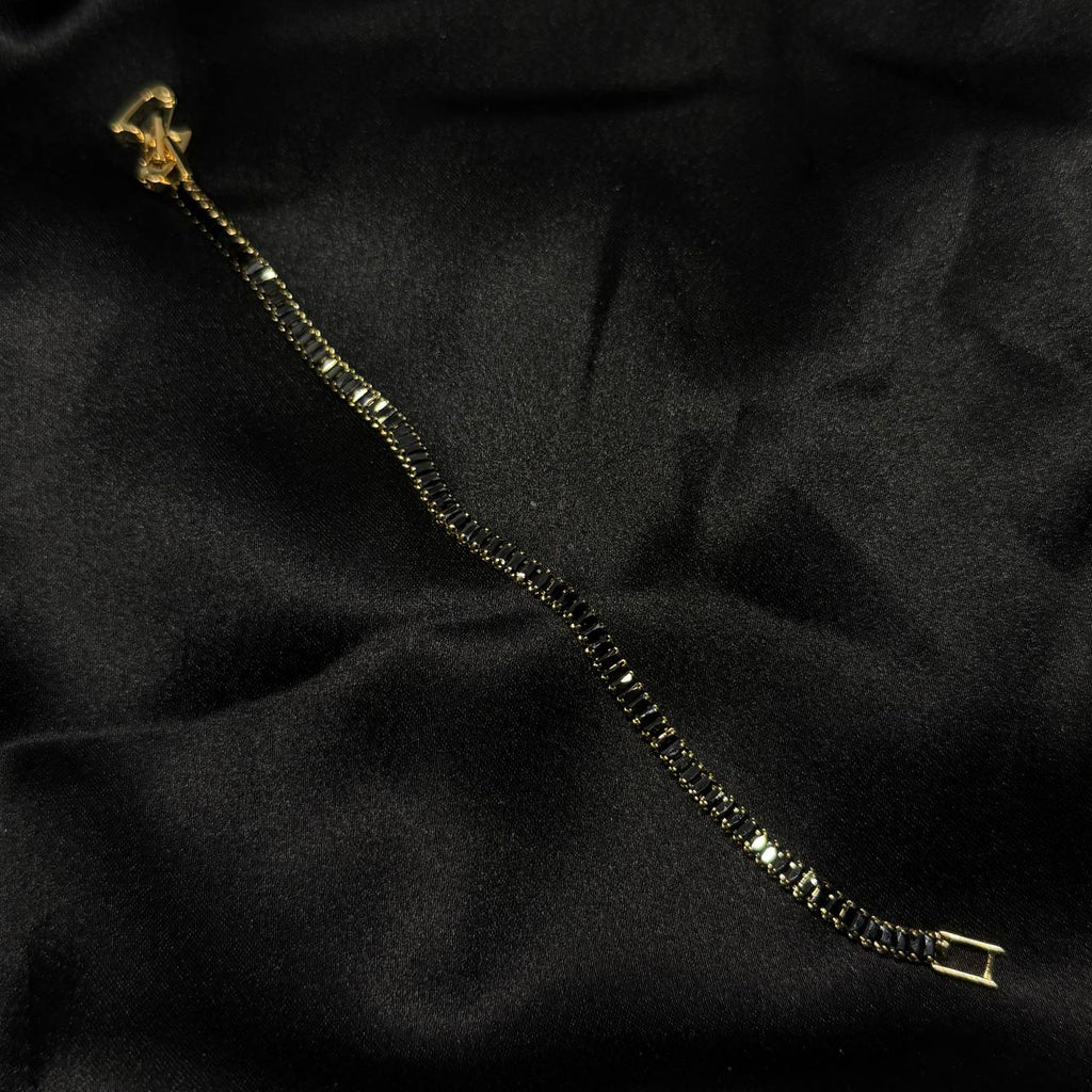 The Noir Edge Tennis Bracelet