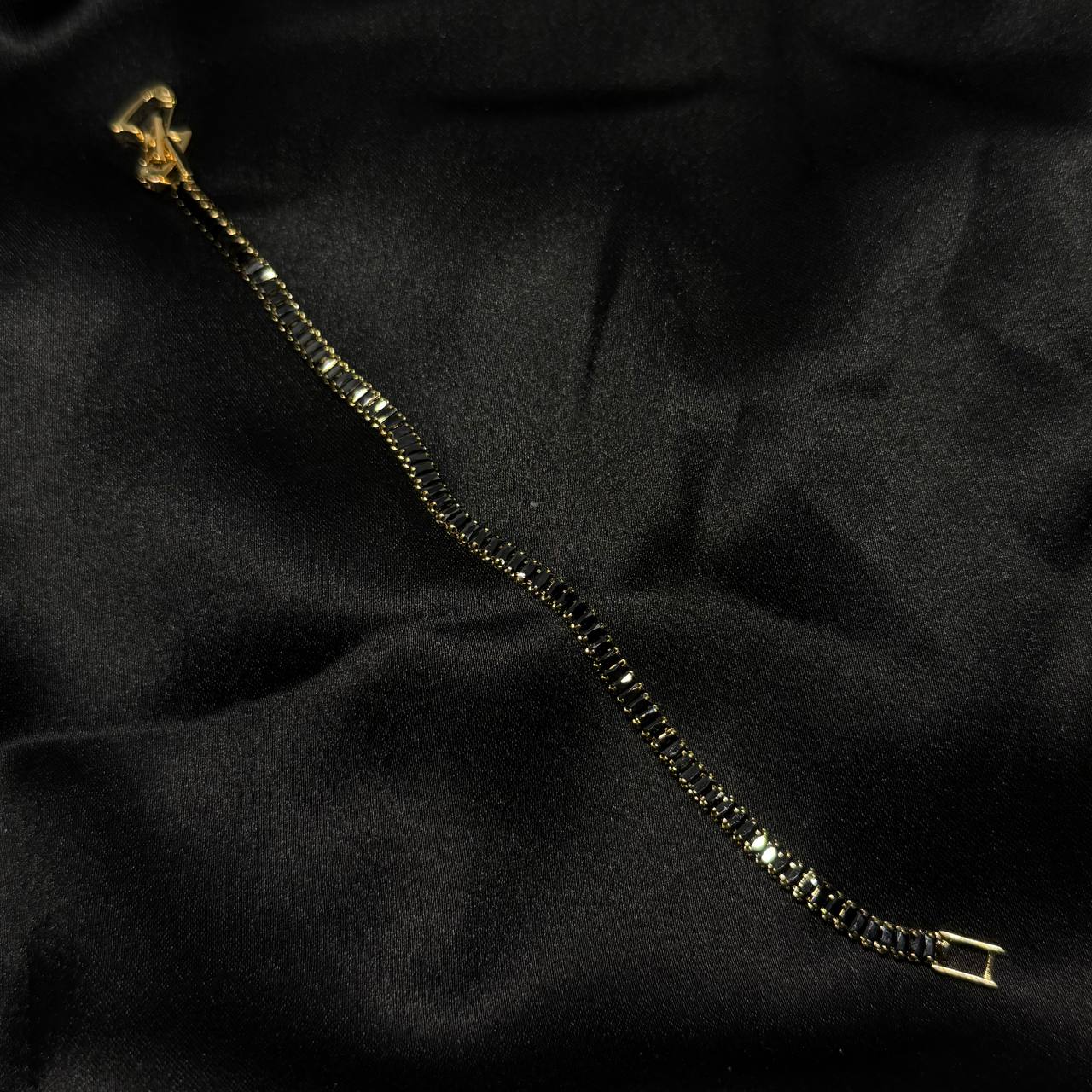 The Noir Edge Tennis Bracelet