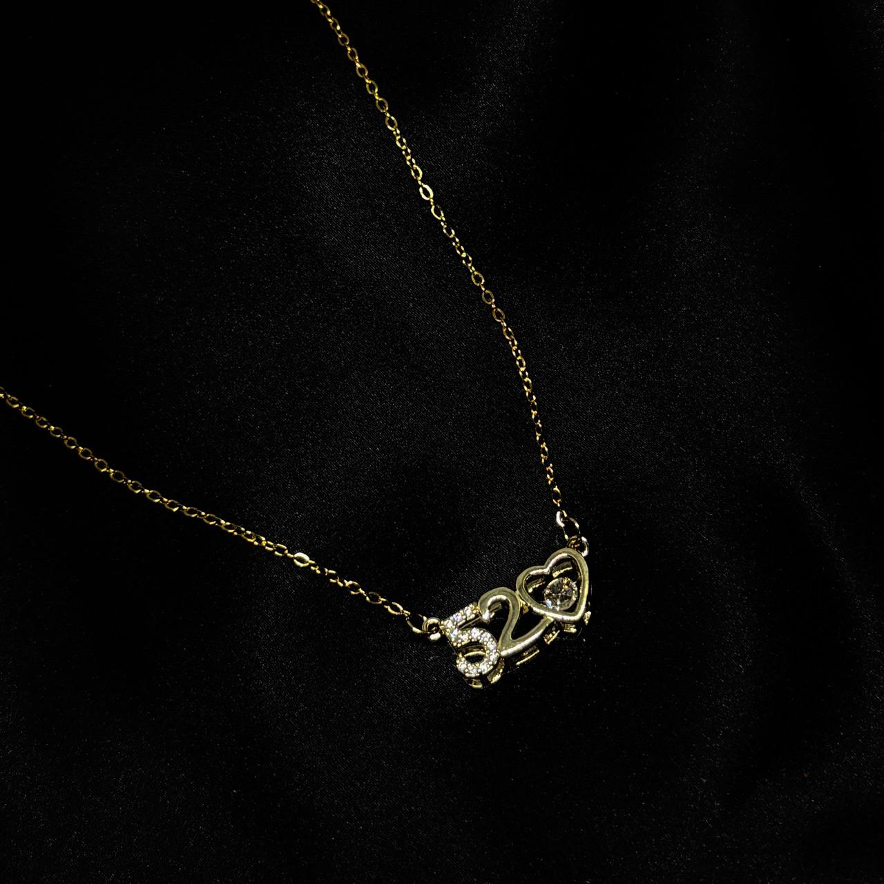 Double Heart Promise Chain