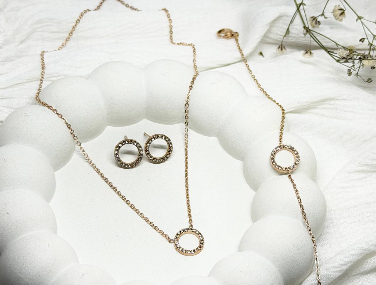 The Ethereal Halo Rose Gold Suite