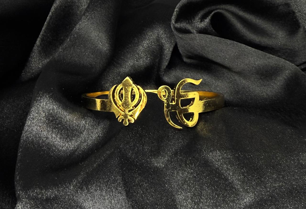Khanda & Ik Onkar Dual Faith Kada