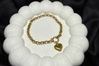 The Golden Heirloom Heart Bracelet
