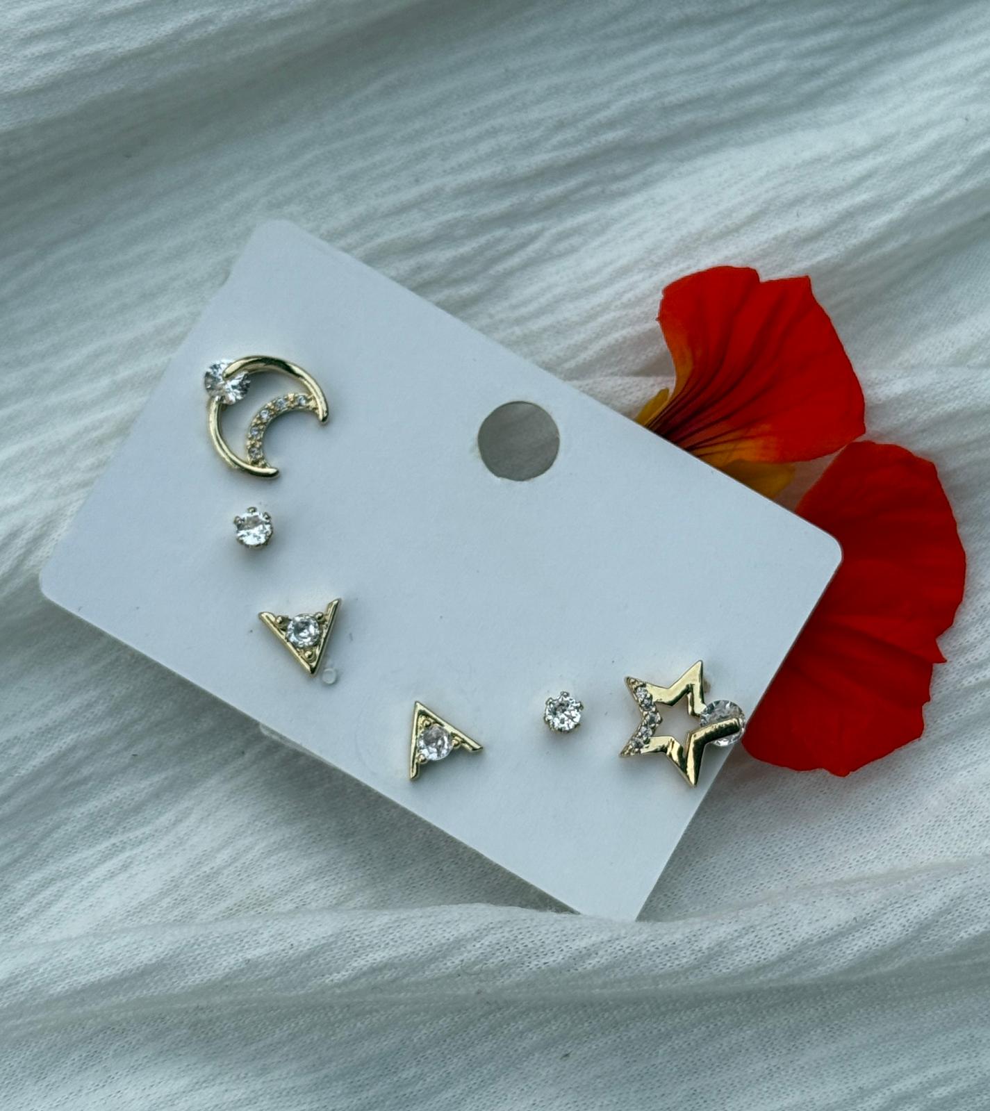 Celestial Charm Stud Set